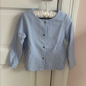 Jacadi Soft Blue Fleece Cardigan